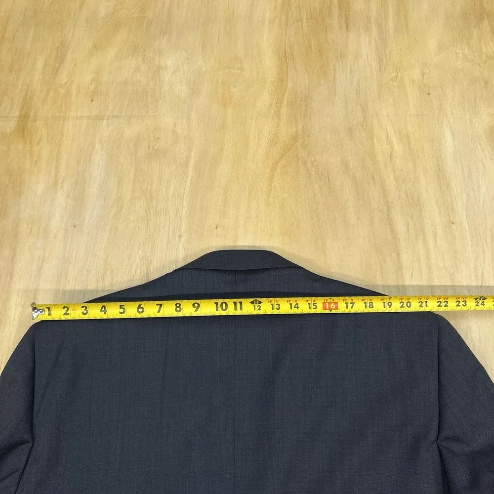 Jos A Bank Suit Top Jacket Blazer Sport Coat Men 50R Tailored Fit Wool Dark Gray